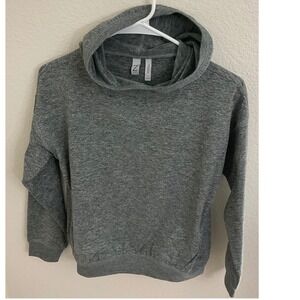 Z by Zella Kids Grey Space Dye Performance Hoodie Size L 10/12 Pullover‎